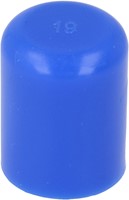 QSP Siliconen blindkap - 4mm - Blauw QSP Silicone blanking cap - 4mm - Blue-2