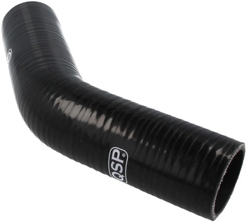 QSP Silicone hose - 45° bend - 51 mm (petrol and oil resistant - Black QSP Silicone hose - 45° bend - 51 mm (petrol and oil resistant - Black