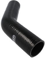 QSP Siliconen slang - 45° bocht - 51 mm (benzine en olie bestendig- Zwart QSP Silicone hose - 45° bend - 51 mm (petrol and oil resistant - Black-3