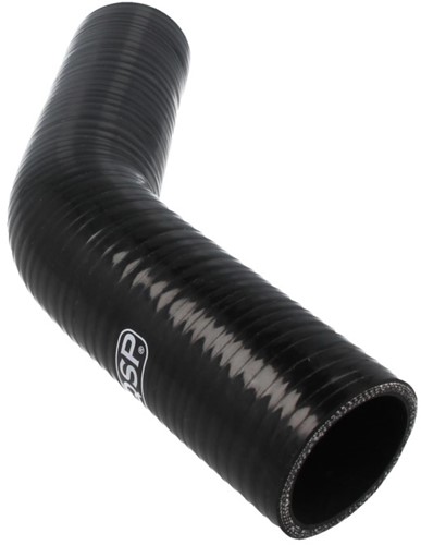 QSP Siliconen slang - 45° bocht - 51 mm (benzine en olie bestendig- Zwart QSP Silicone hose - 45° bend - 51 mm (petrol and oil resistant - Black-3