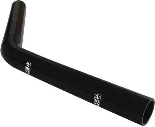 QSP Silicone hose XL - 45° bend - 16 mm - Black QSP Silicone hose XL - 45° bend - 16 mm - Black