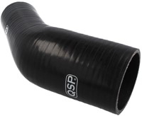 QSP Siliconen slang - 45° verloop bocht - 16-13 mm - Zwart QSP Silicone hose - 45° reducer bend - 16-13 mm - Black-2
