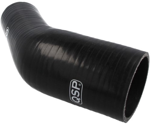 QSP Siliconen slang - 45° verloop bocht - 16-13 mm - Zwart QSP Silicone hose - 45° reducer bend - 16-13 mm - Black-2