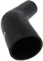 QSP Siliconen slang - 45° verloop bocht - 16-13 mm - Zwart QSP Silicone hose - 45° reducer bend - 16-13 mm - Black-3