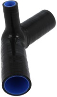 QSP Siliconen T-bocht 45° - 32 mm (19 mm aansluiting) - Zwart-3