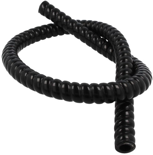 QSP Flexibele siliconen slang - 22 mm - Zwart