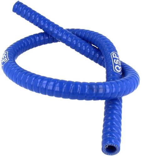 QSP Flexibele siliconen slang - 28 mm - Blauw