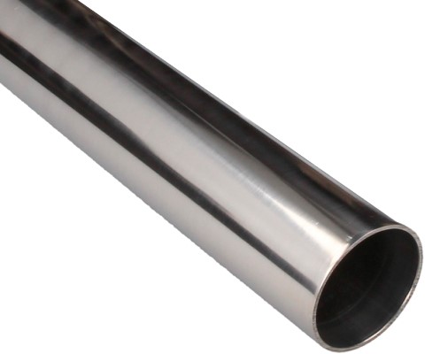 QSP aluminium buis recht - 50 cm x 60 mm - Zilver