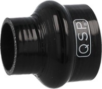 QSP Siliconen balg - verloop - 54-51 mm - Zwart-2