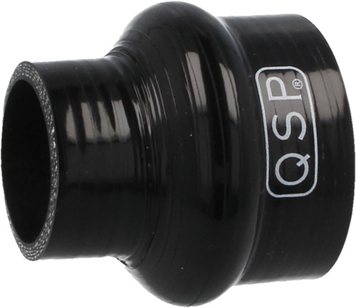 QSP Siliconen balg - verloop - 54-51 mm - Zwart-2