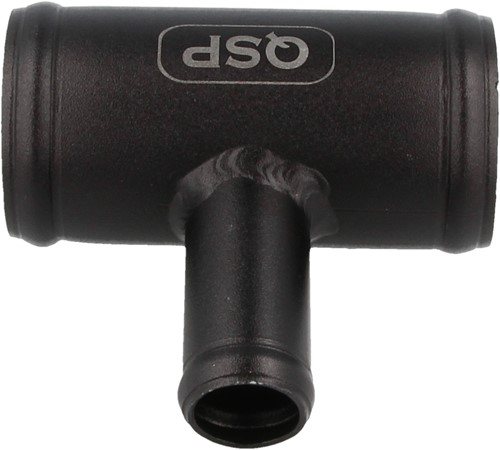 QSP aluminium T-stuk - 63 mm (25 mm aansluiting) - Zwart