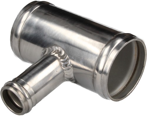 QSP aluminium T-stuk - 35 mm (25 mm aansluiting) - Zilver