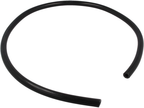 Vacuümslang versterkt - 4 mm - p/m1 - Zwart