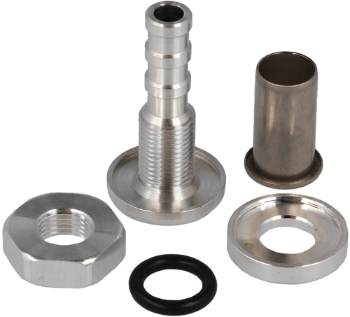 QSP self-closing fitting 8 mm aluminum QSP self-closing fitting 8 mm aluminum