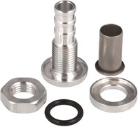 QSP self-closing fitting 10 mm aluminum QSP self-closing fitting 10 mm aluminum