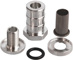QSP self-closing fitting 16 mm aluminum QSP self-closing fitting 16 mm aluminum
