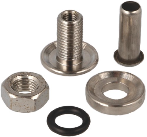 QSP self-closing fitting M5 internal thread stainless steel QSP self-closing fitting M5 internal thread stainless steel