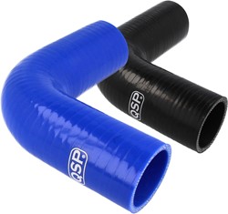 QSP Silicone hose - 90° bend - petrol and oil resistant