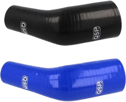 QSP Silicone hose - 45° reducer bend