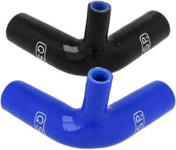 QSP Siliconen T-bocht 90° - 19 mm aftakking